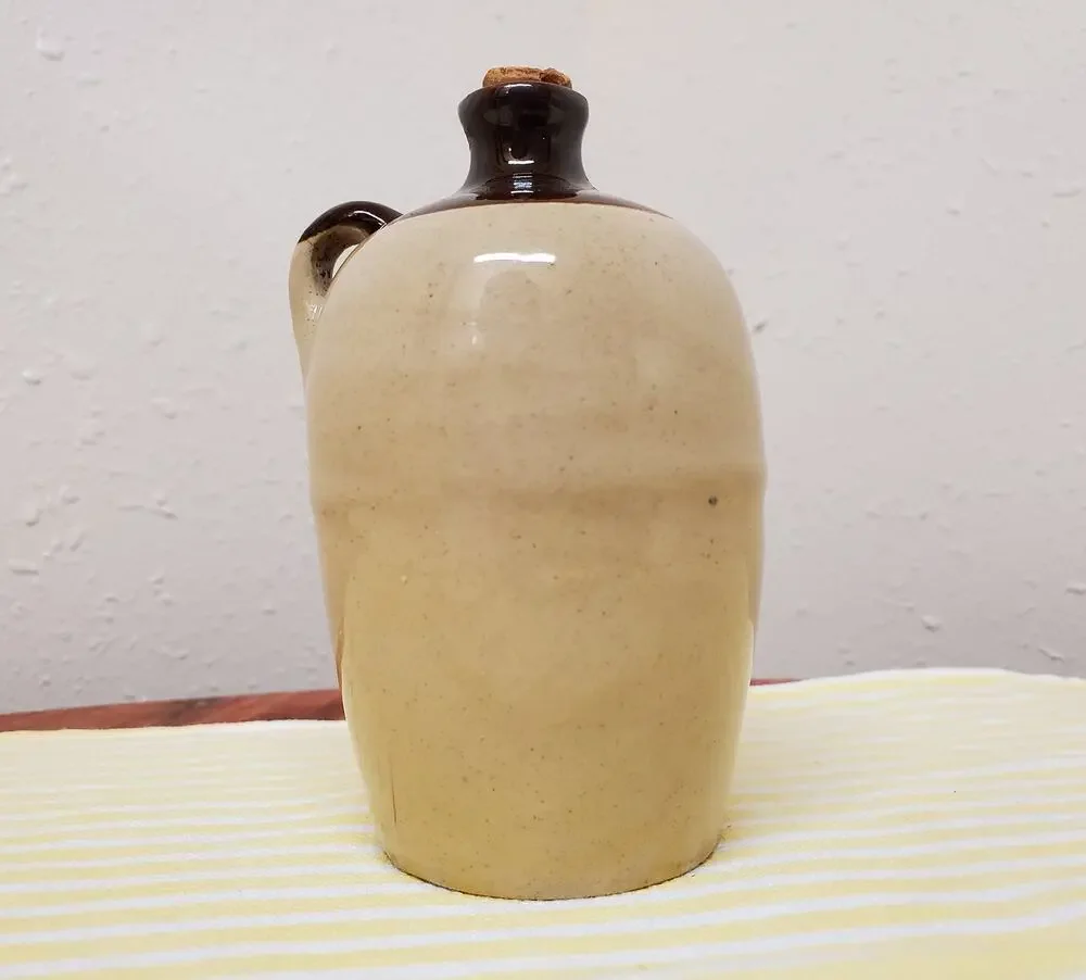 Vintage Miniature USA Pottery Stoneware Jug